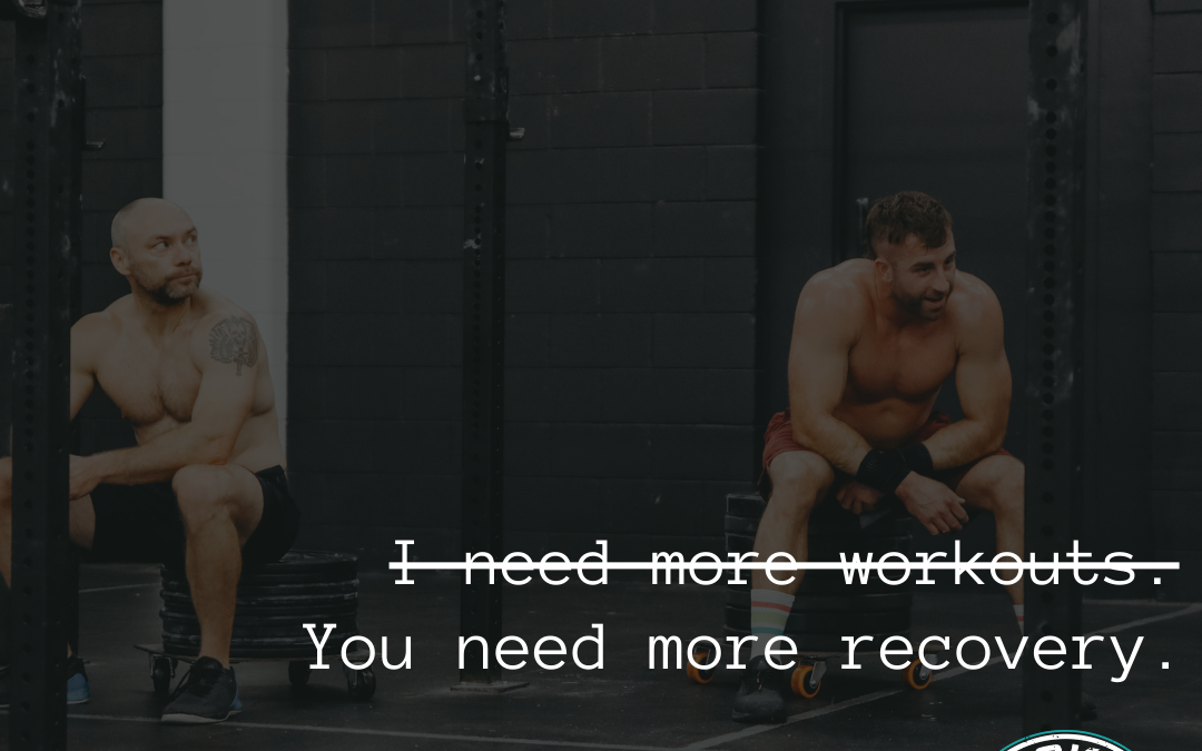 Do you need more training or more recovery?
